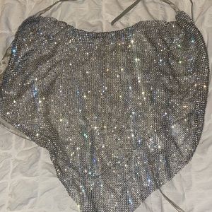 Glittery crop top!